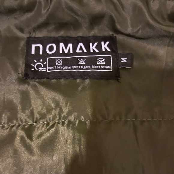 Womens Heated Olive Green Quilted Vest no battery - Picture 3 of 4